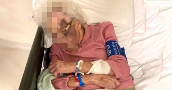 Görüntüler korkunç! 90 yaşındaki kadın