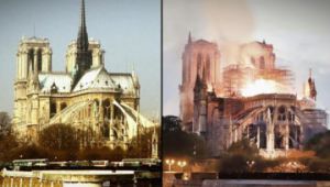 Notre Dame Katedrali Yangınından Fotoğraflar