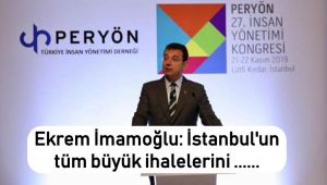 Ekrem İmamoğlu: İstanbul'un tüm büyük ihalelerini canlı yayınlayacağız