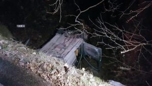 Kütahya'da otomobil köprüden uçtu: 2 ölü