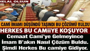 Trabzon'da cami imamı cami'ye gelmeyen cemaat için düşünüp taşınıp öyle bir çözüm buldu ki herkes bu camiye koşuyor 