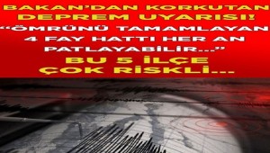 Çevre ve Şehircilik Bakanı Büyük Marmara Depremi İle İlgili Açıklama Yaptı: İşte Riskli Bölgeler