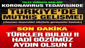 Koronavirüs tedavisinde Türkiye'de müthiş gelişme! Türk Işın tedavis