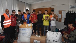 Malatya ve Elazığ'da depremden etkilenen amatör spor kulüplerine yardım