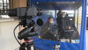 Polisten koronavirüs önlemi; 39 polis merkezi girişine termal kamera kuruldu