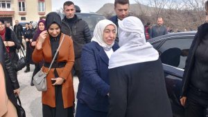 Semiha Yıldırım'dan Malatya'daki depremzedelere ziyaret