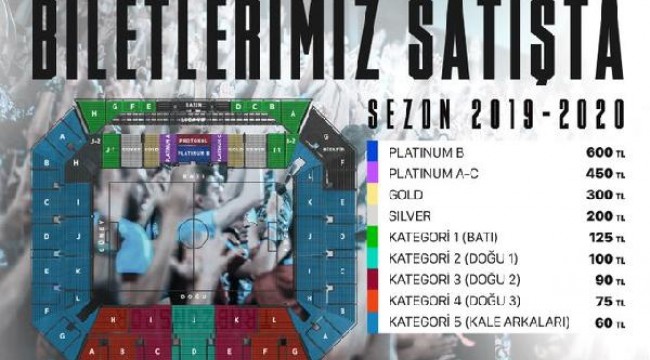 Trabzonspor'da Başakşehir maçı biletleri satışa sunuldu