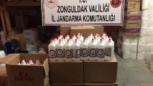 Zonguldak'ta 'sahte dezenfektan' operasyonu: 3 gözaltı