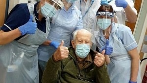 İngiltere'de 101 yaşındaki adam korona virüsü yendi