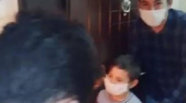 Polisten 7 yaşındaki Ali Aras'a 'doğum günü' sürprizi