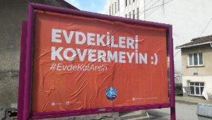 Trabzon'da belediyeden şiveli mesaj: Evde durun daa