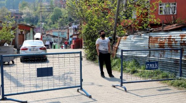 Zonguldak'ta 3 ev karantinaya alındı