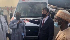 Türkiye, Çad'a 'Koca Yusuf' ile sağlık malzemesi ve ambulans gönderdi