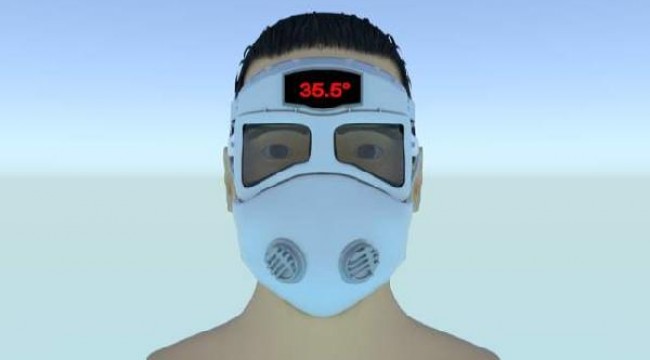 Van'da akıllı maske tasarladılar: Verileri anında sağlık kuruluşuna iletecek