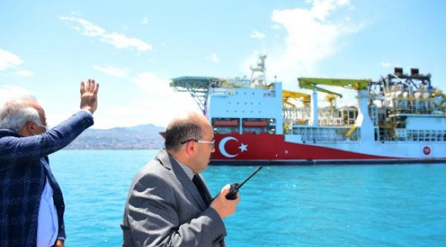 Fatih Sondaj Gemisi, Trabzon Limanı'na yanaştı