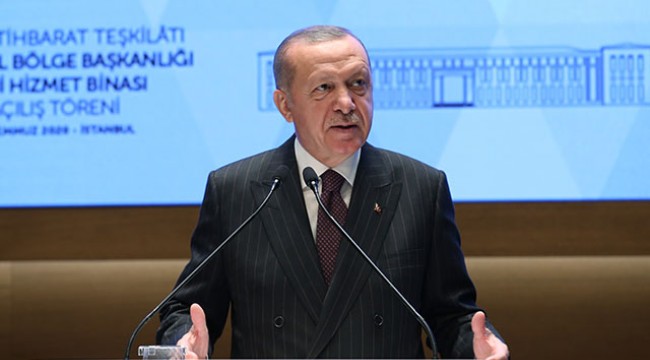 Cumhurbaşkanı Erdoğan MİT İstanbul Bölge Başkanlığı Hizmet Binasını açtı 