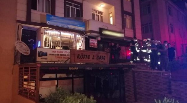 Mecidiyeköy'de televizyon tamir atölyesinde patlama