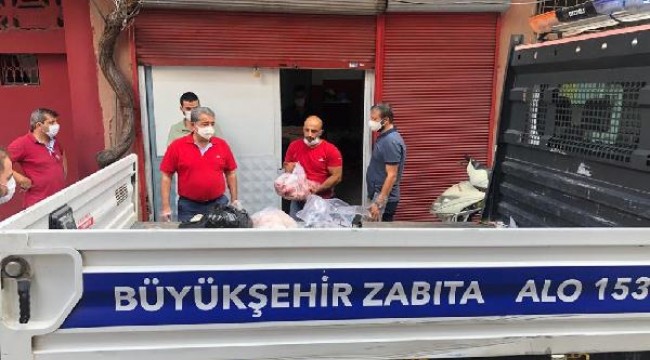 Adana'da 550 kilogram bozuk hayvansal ürün ele geçirildi