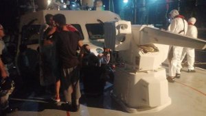 Datça'da açıklarında batan tekneden göçmenler kurtarıldı