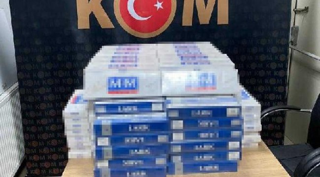 Bitlis'te, minibüste 2 bin 80 paket kaçak sigara bulundu