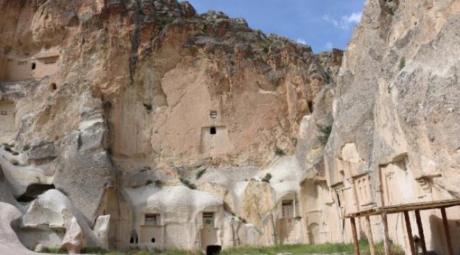Kapadokya'da Hallaç Manastırı, turizme kazandırılmayı bekliyor