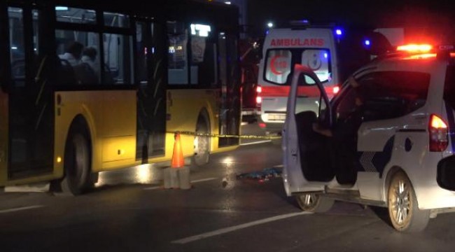 Arnavutköy'de otomobilin çarptığı genç kız kamyonun altında kalarak ağır yaralandı