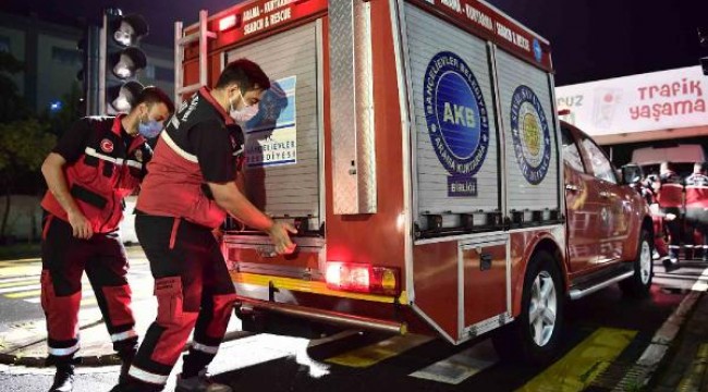 Bahçelievler Belediyesi Deprem Arama Kurtarma Birliği İzmir'e hareket etti