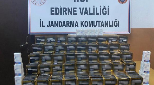 Edirne'de, yasaklı doping ilaçları ve cinsel uyarıcı haplar ele geçirildi