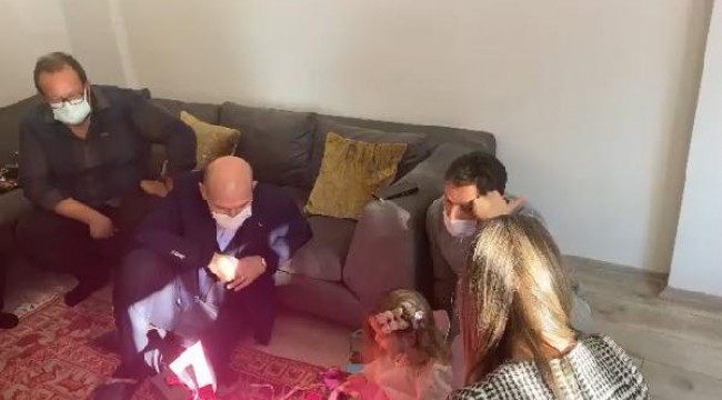 Bakan Soylu ve müzisyen Akçıl, Ayda'yı ziyaret etti
