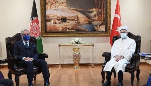 Diyanet İşleri Başkanı Erbaş, Afganistan Milli Uzlaşı Yüksek Konseyi Başkanı Abdullah ile görüştü
