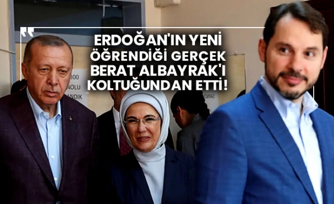 Erdoğan'ın yeni öğrendiği gerçek Berat Albayrak'ı koltuğundan etti!