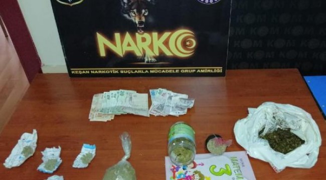 Edirne'de uyuşturucu operasyonu: tutuklama