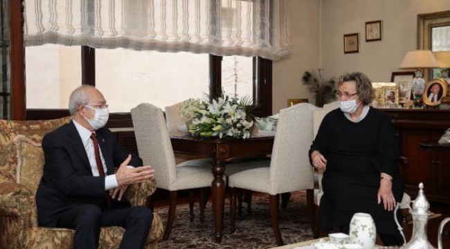 Kılıçdaroğlu, Seval Türkeş'i ziyaret etti 