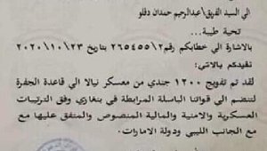 Libya'daki gizli pazarlığı ortaya çıkaran mektup