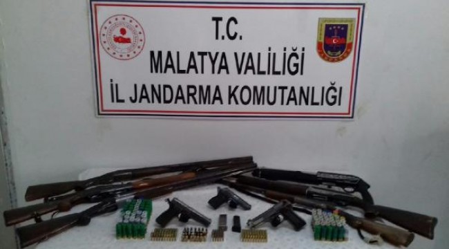 Malatya'da silah kaçakçılarına operasyon: 3 gözaltı