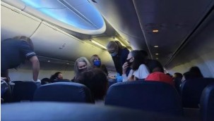 Uçakta kaos: Amerikan uçağında koronalı hasta öldü