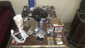 Adıyaman'da uyuşturucu partisine baskın: 12 gözaltı