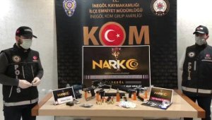 Bursa'da uyuşturucu ve silah ticareti yapanlara operasyon: 2 tutuklama