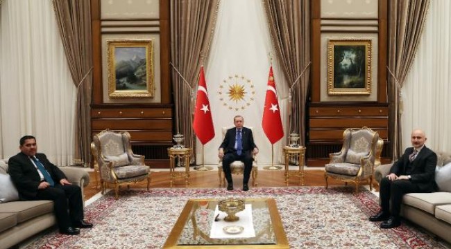 Cumhurbaşkanı Erdoğan, Afganistan Ulaştırma Bakanı Zeki'yi kabul etti