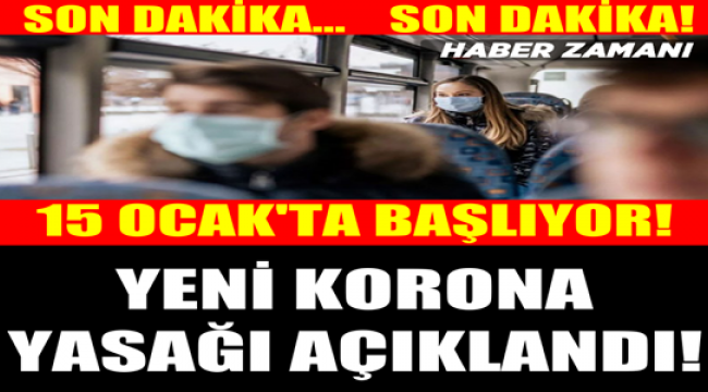 İstanbul'da yeni koronavirüs yasağı