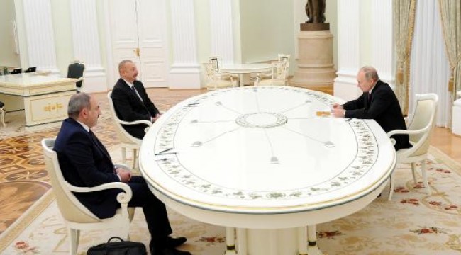 Rusya'da Aliyev, Paşinyan ve Putin'den ortak bildiri-2
