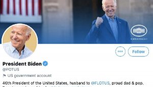 Twitter, ABD başkanlık hesabı '@Potus'u Joe Biden'a devretti