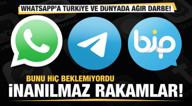 Whatsapp'a Türkiye ve dünyadan ağır darbe! İnanılmaz rakam! 