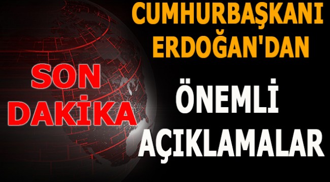 Cumhurbaşkanı Erdoğan'dan önemli açıklamalar. Kızılcahamam-Çerkeş Tüneli açılıyor!