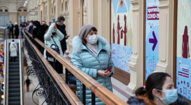 Rusya'da son 24 saatte 16 bin 48 koronavirüs vakası