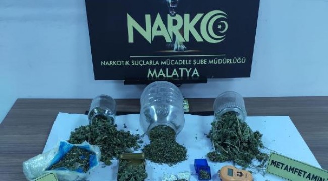 Malatya'da uyuşturucu operasyonuna 2 tutuklama
