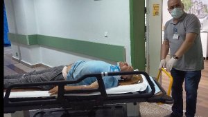 Samsun'da iskeleden düşen işçi ağır yaralandı