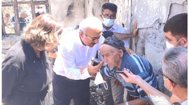 88 yaşındaki yangın mağduru, Cumhurbaşkanı Erdoğan ile telefonda görüştü
