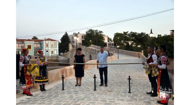 Bulgaristan'da restore edilen tarihi Siyavuş Paşa Köprüsü törenle açıldı