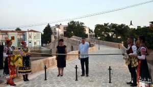 Bulgaristan'da restore edilen tarihi Siyavuş Paşa Köprüsü törenle açıldı